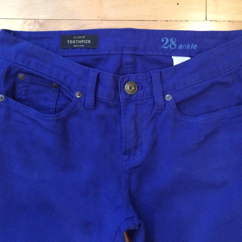 J Crew toothpick ankle pants
